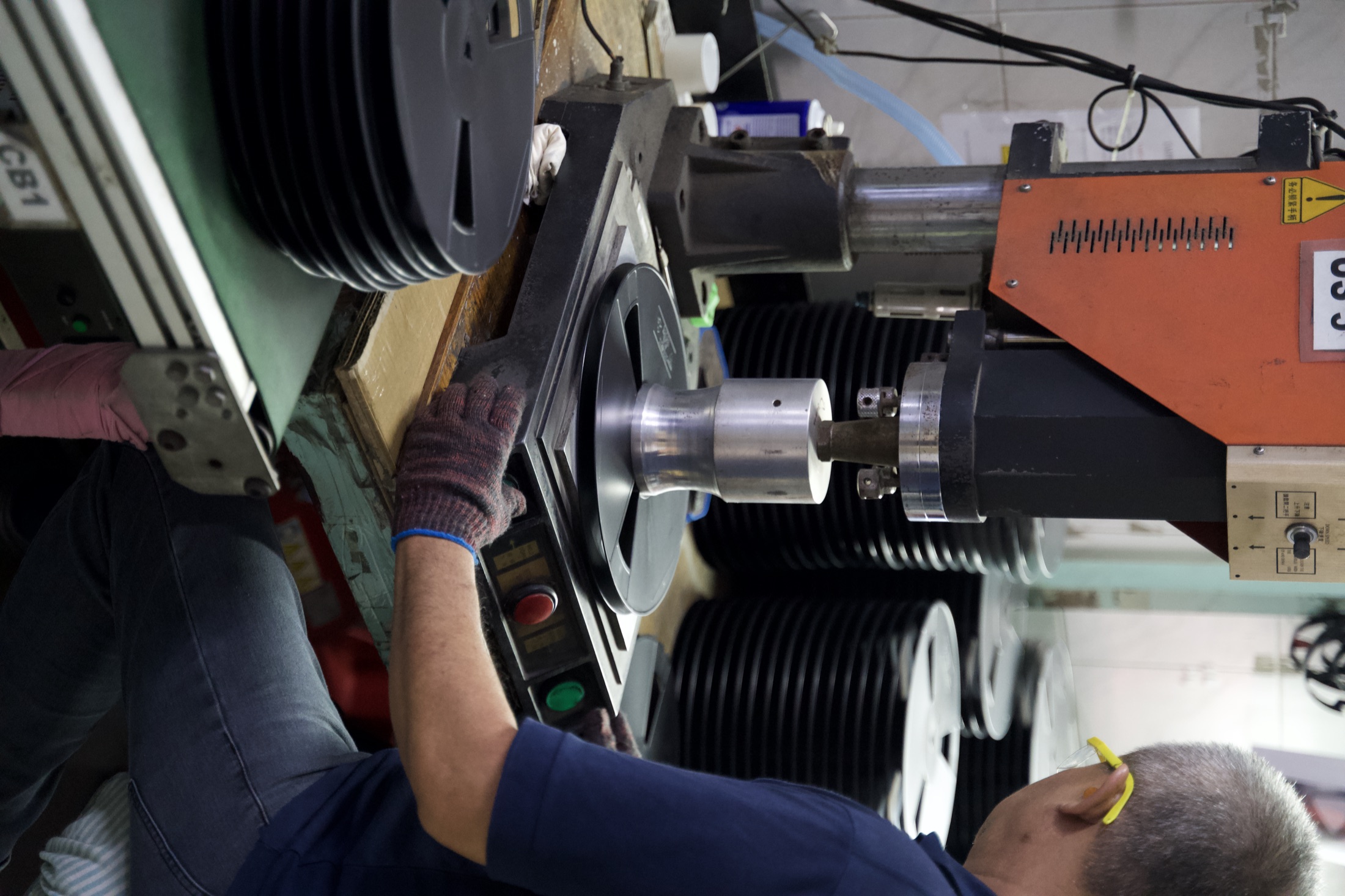 Taipex injection molding machines on the production floor